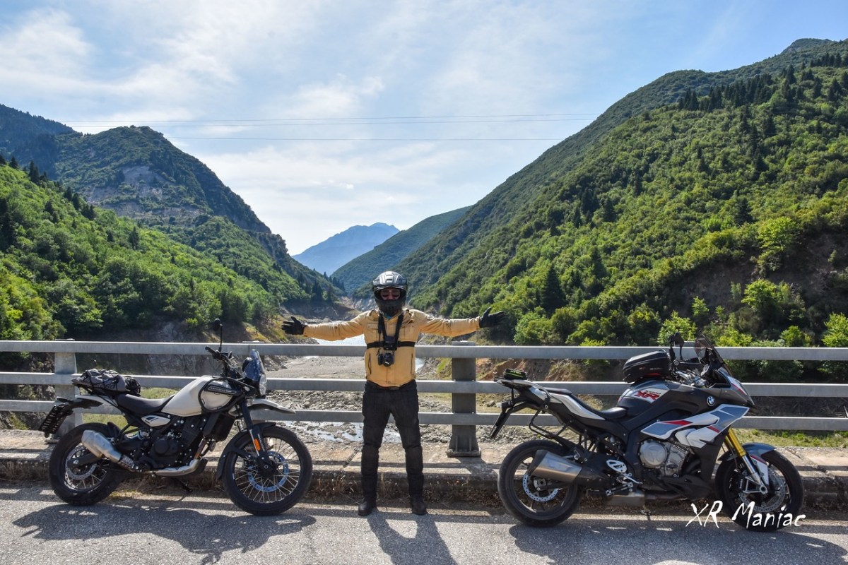 Το στρώσιμο του Royal Enfield Himalayan 450 (μέρος πρώτο συνοδεία με ένα  BMW XR 1000)